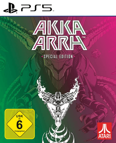 Akka Arrh box art for Playstation 5